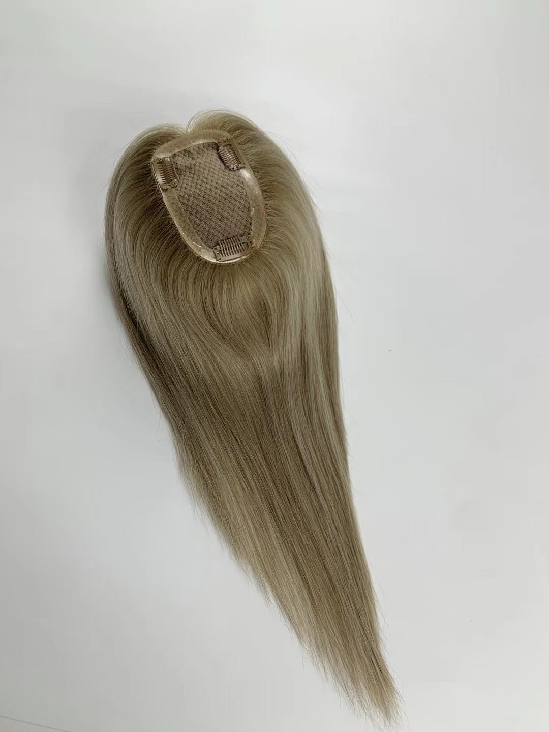 3*5 Silk Base Topper For Women Virgin Human Hair Topper For Thin Hair Full Cuticles