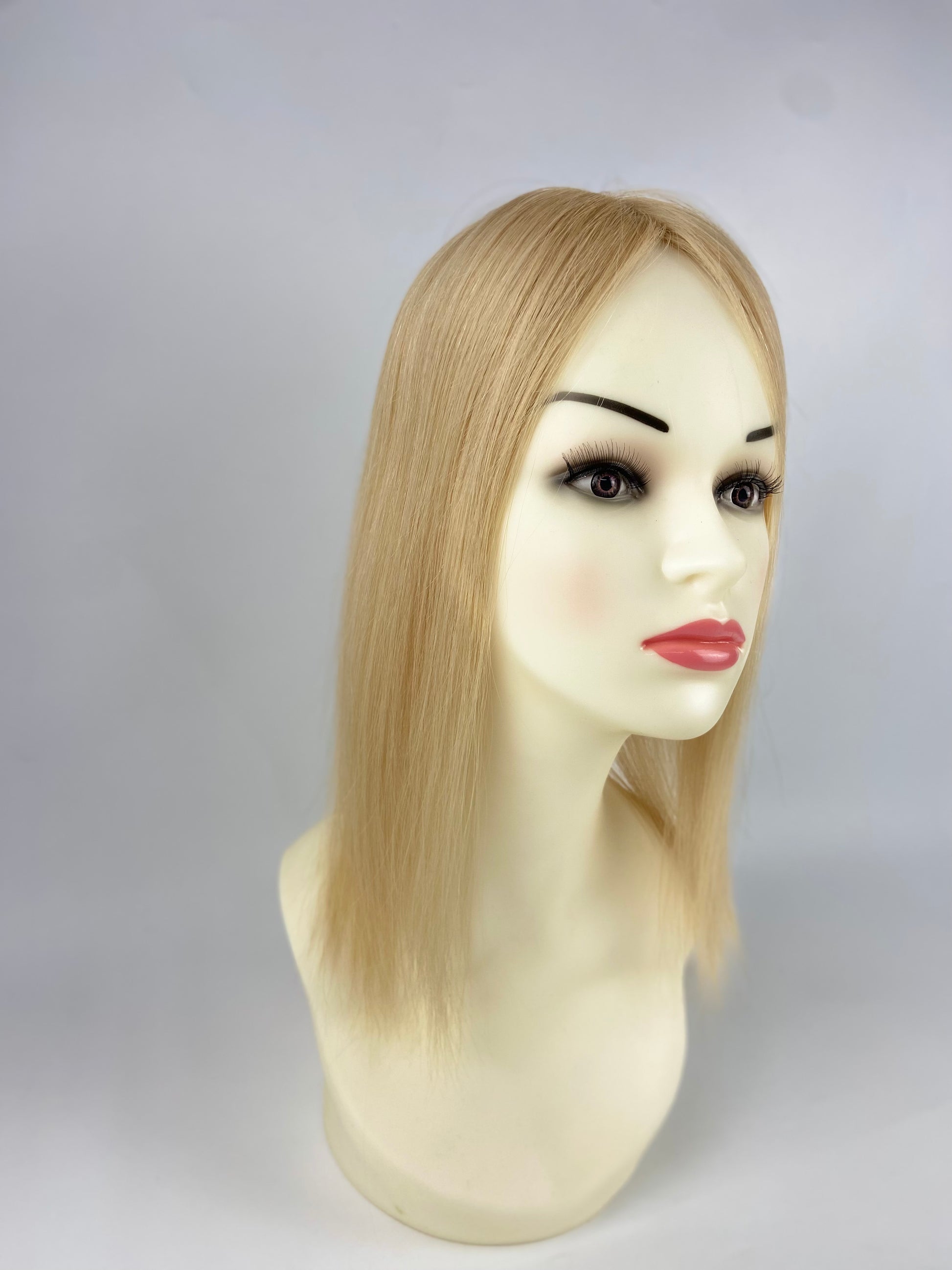 3*5 Silk Base Topper For Women Virgin Human Hair Topper For Thin Hair Full Cuticles