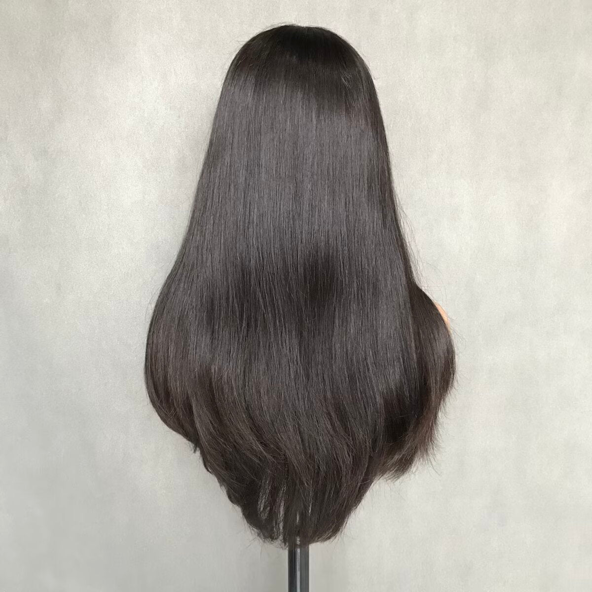 Silicone Medical Wig On Hand