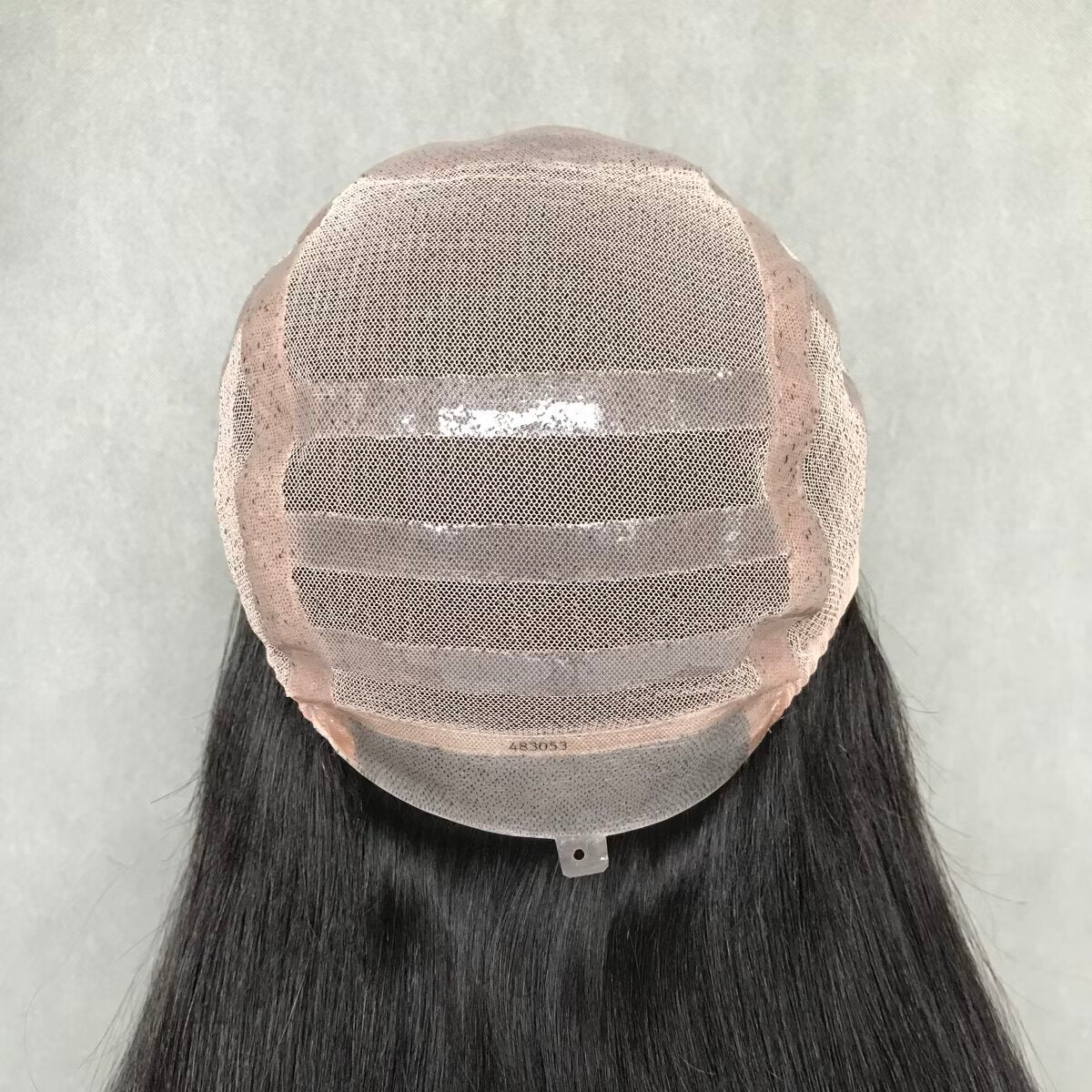 Silicone Medical Wig On Hand