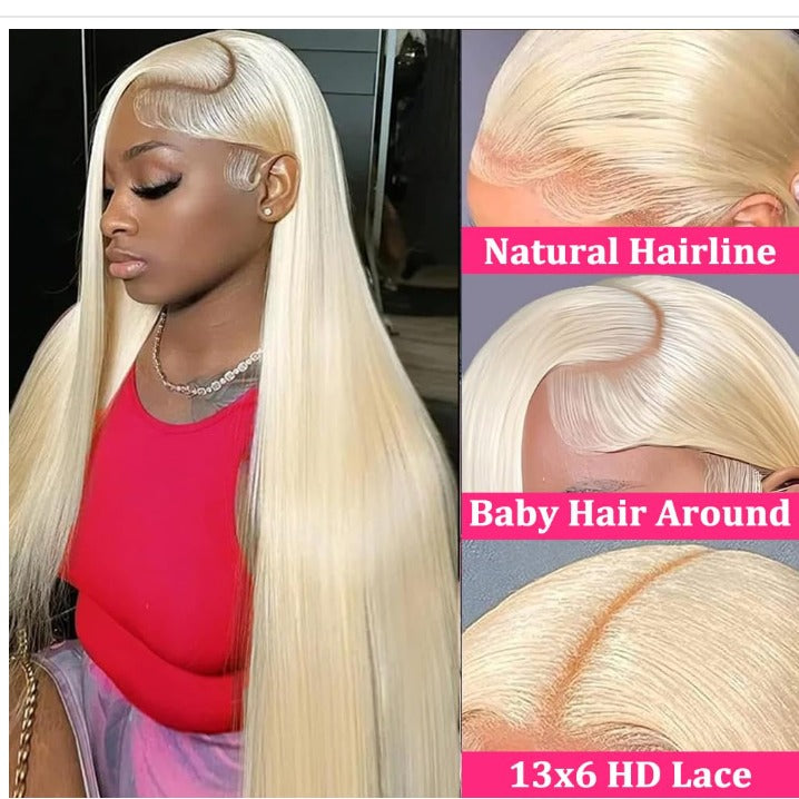 13*6 HD Lace Frontal Wig 613 Blonde Wig Virgin Hair Wig