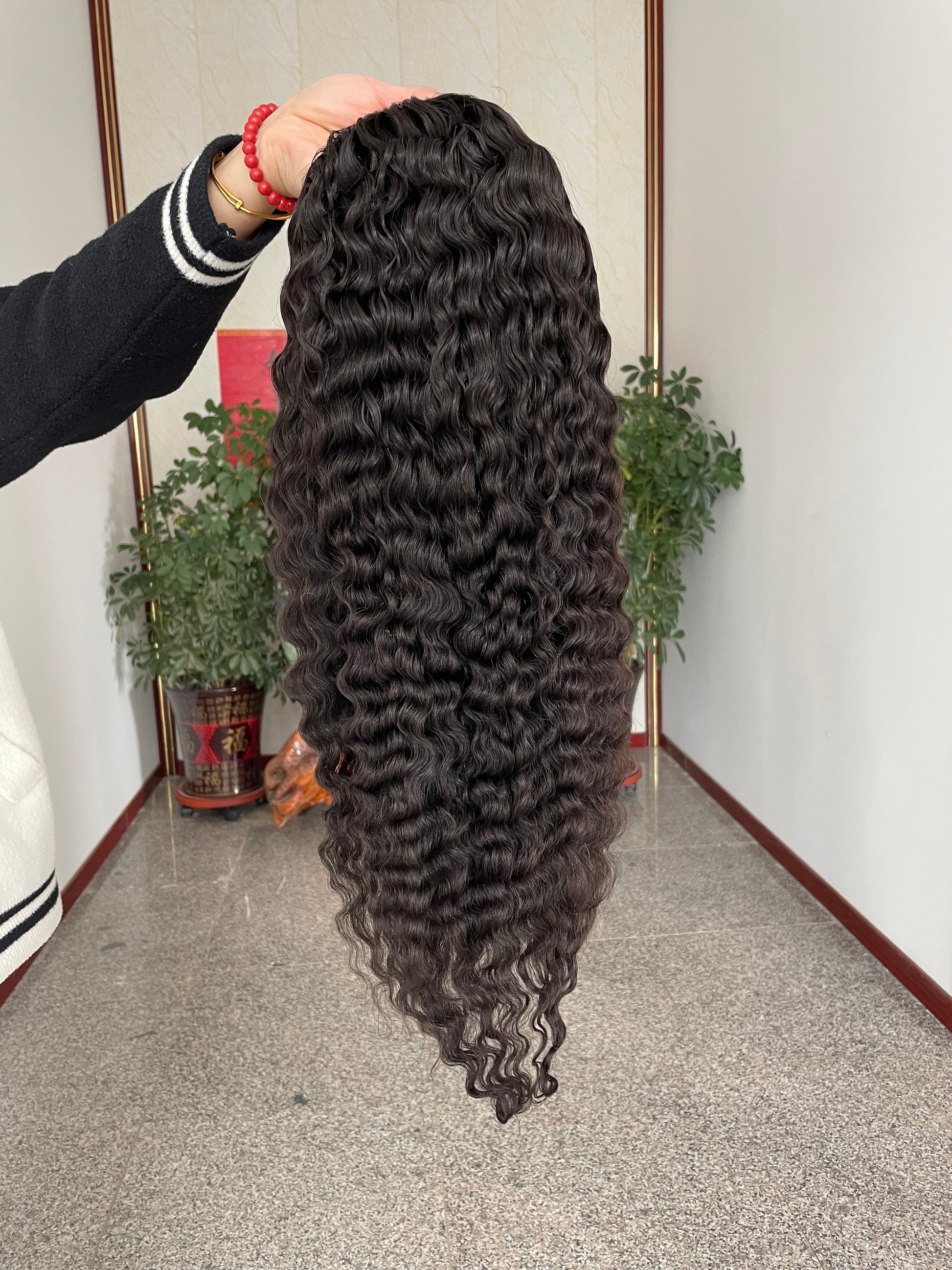 Luxury Raw Indian Hair Half Wig Kinky Curly Half Wig Kinky Straight Flip Over Wig Deep Wave Flip Over Wig