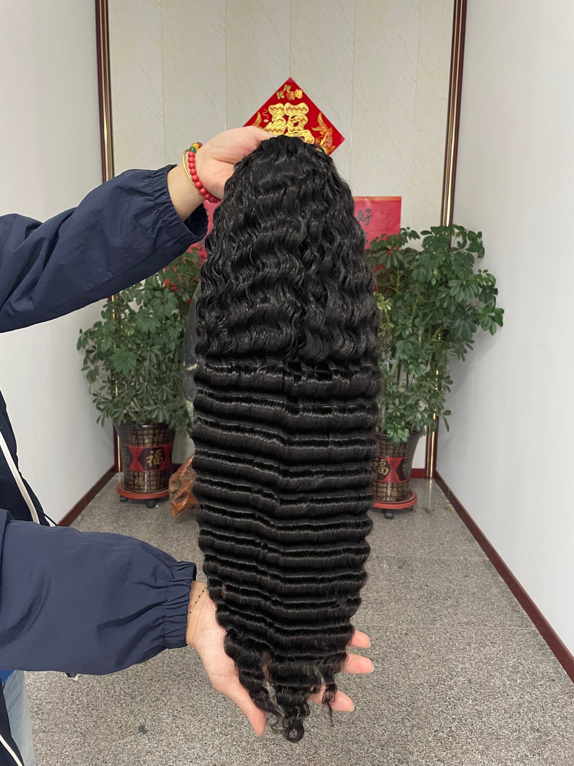 Luxury Raw Indian Hair Half Wig Kinky Curly Half Wig Kinky Straight Flip Over Wig Deep Wave Flip Over Wig