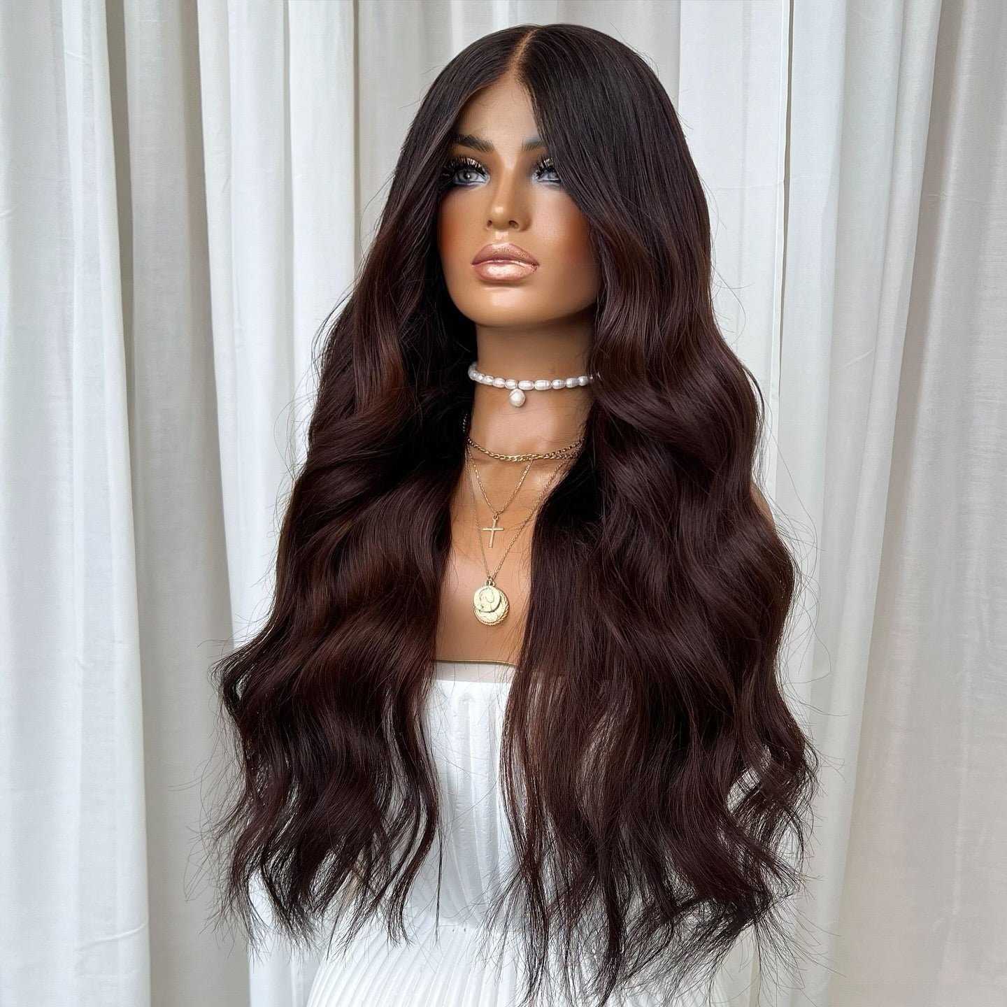 Luxury Human Hair Wig Hd Lace Frontal Wig 13*6 Lace Frontal Wig Omber Color Brown Lace Wig