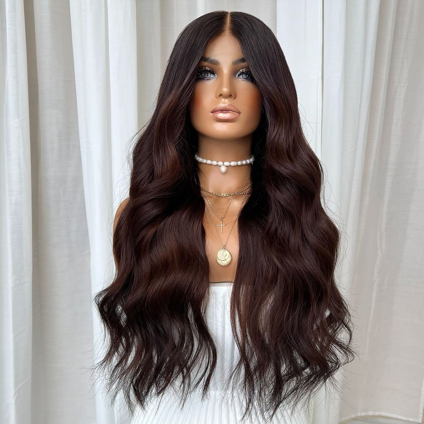 Luxury Human Hair Wig Hd Lace Frontal Wig 13*6 Lace Frontal Wig Omber Color Brown Lace Wig