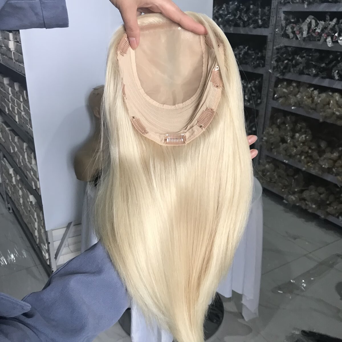 New Injection Virgin Human Hair Topper