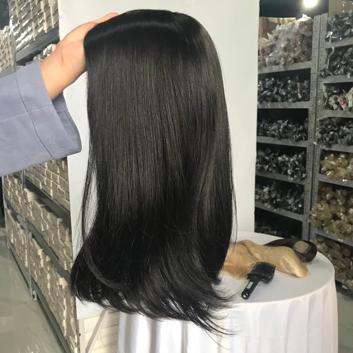 New Injection Virgin Human Hair Topper