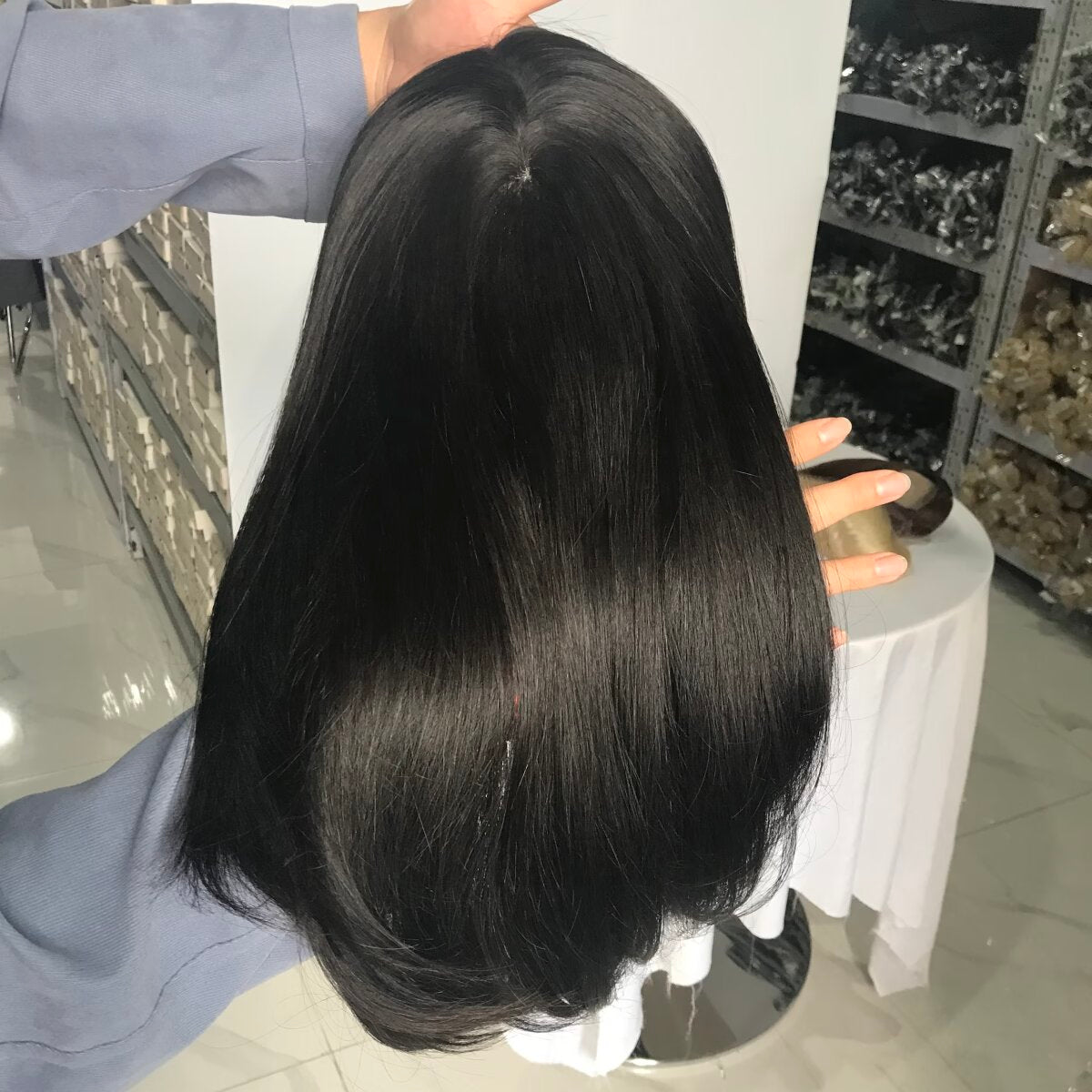 New Injection Virgin Human Hair Topper