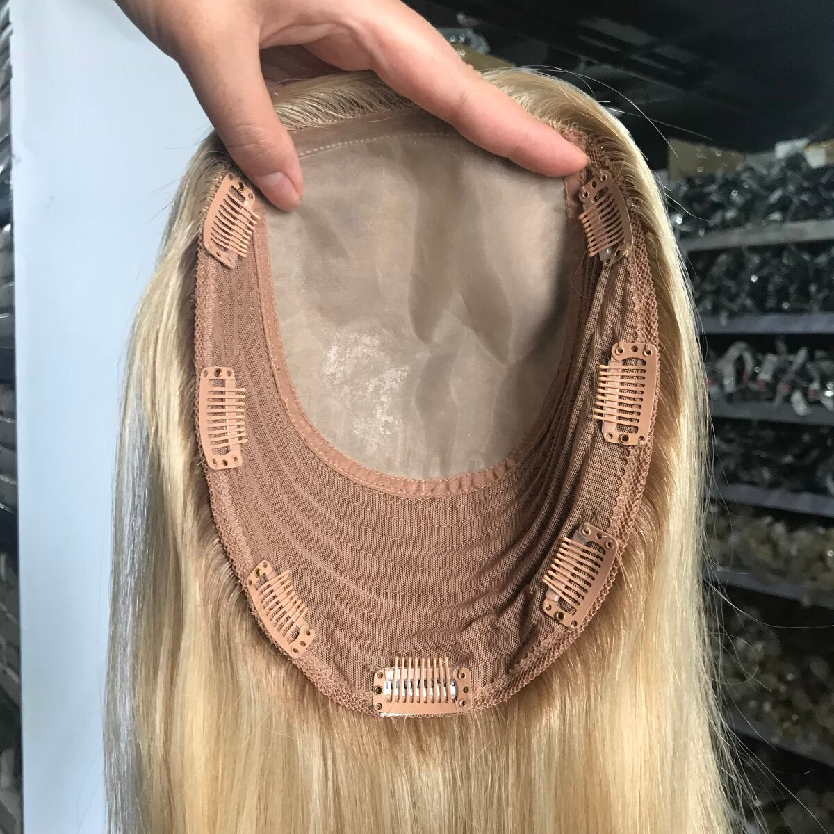 New Injection Virgin Human Hair Topper