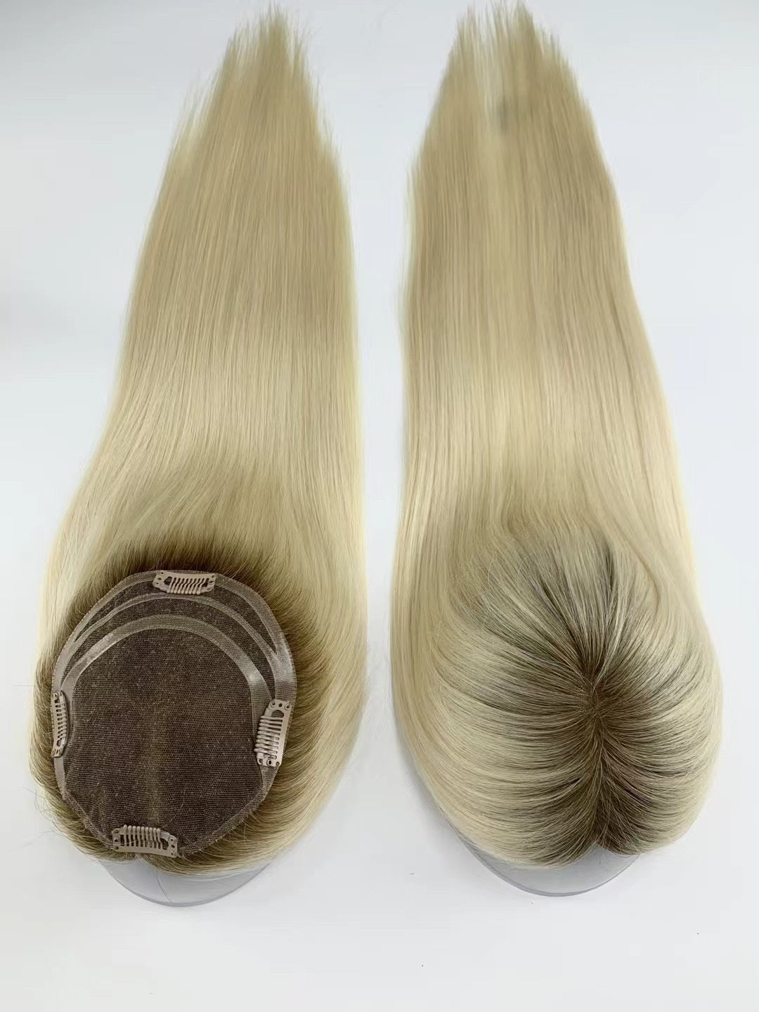 6*5.5 Swiss Lace Topper For Women Virgin Human Hair Topper For Thin Hair