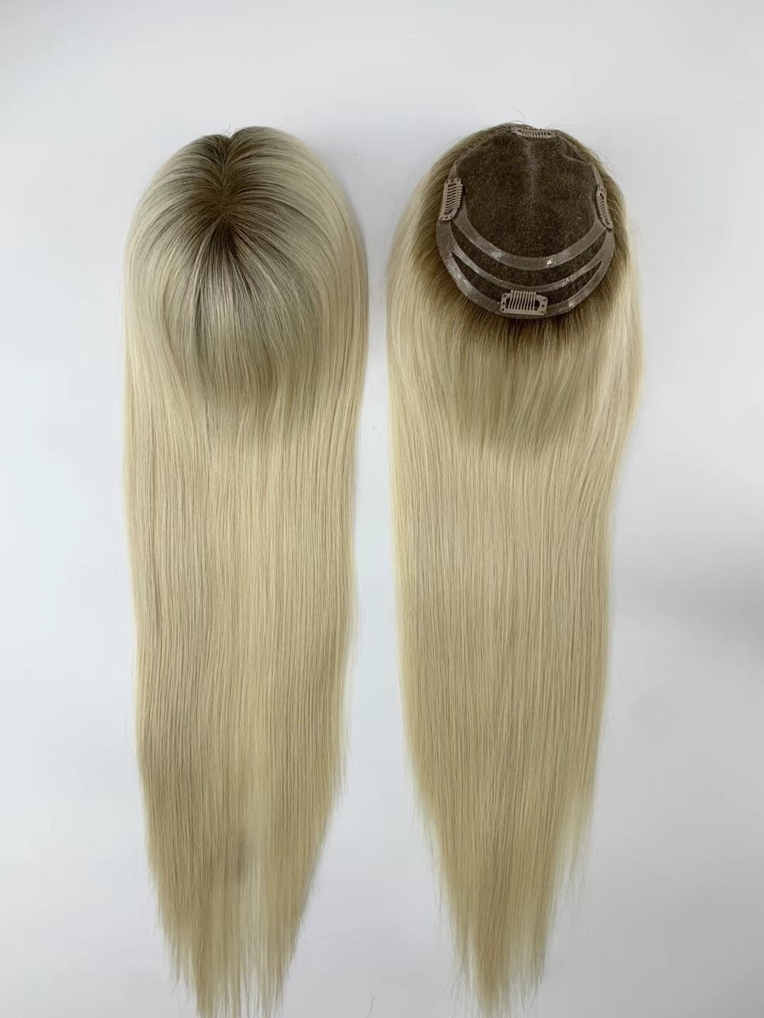 6*5.5 Swiss Lace Topper For Women Virgin Human Hair Topper For Thin Hair