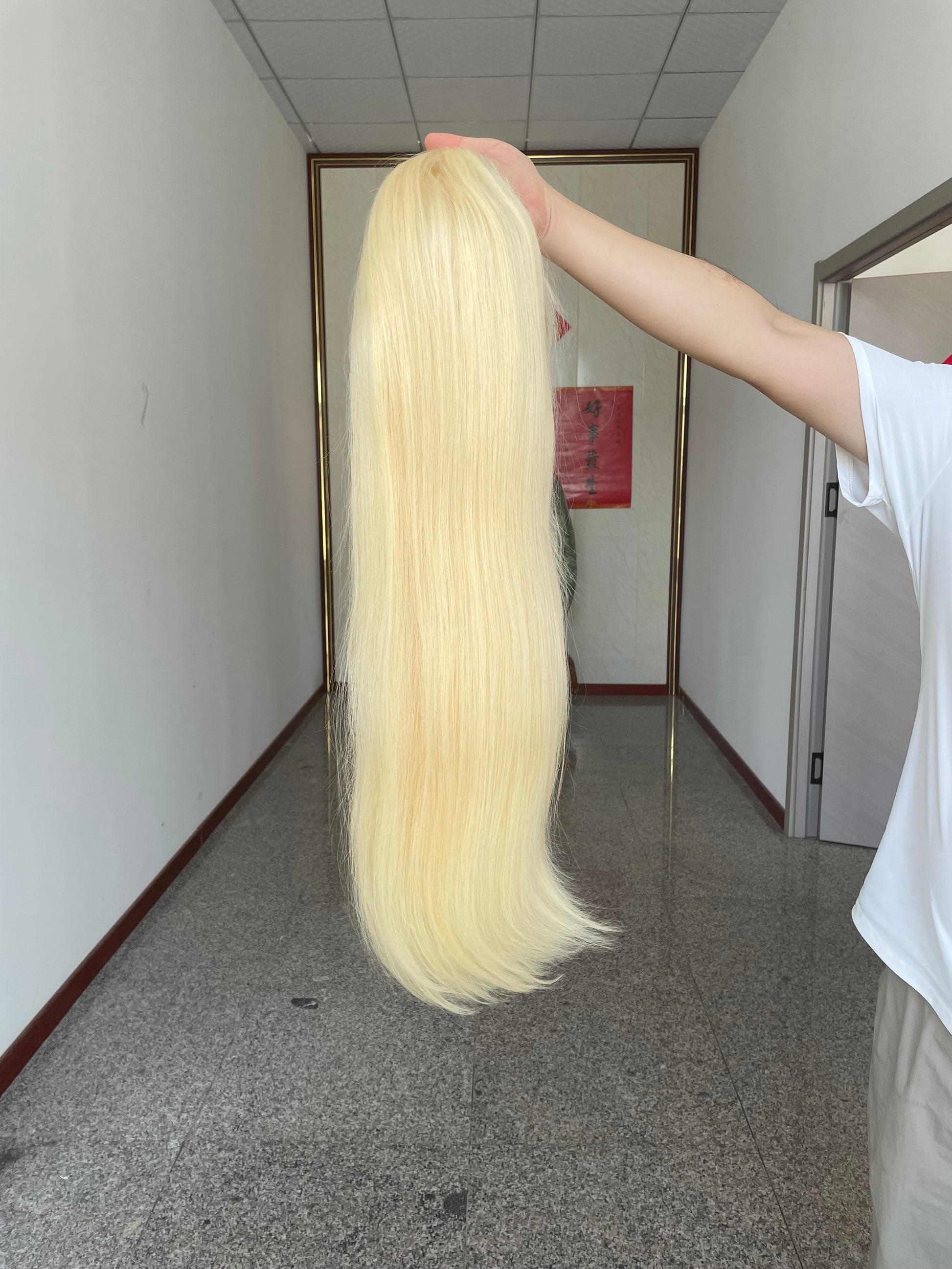 Indian Raw Hair Wig Blonde 613 Wig 13*6 HD Full Lace 613 Wig