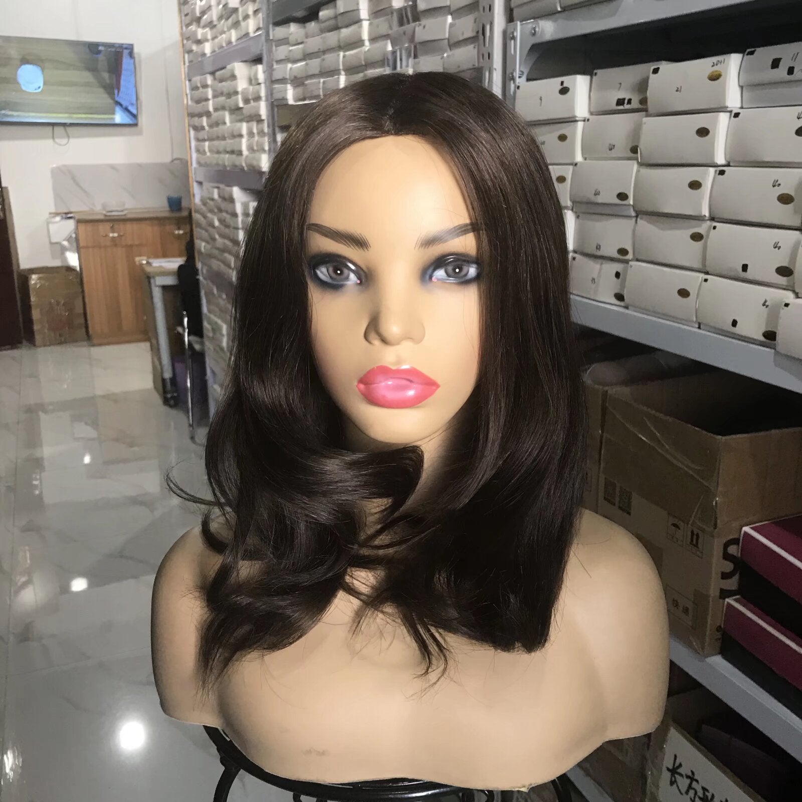 Best Medical Wig for Cancer Russian Human hair wigs for Hair Loss