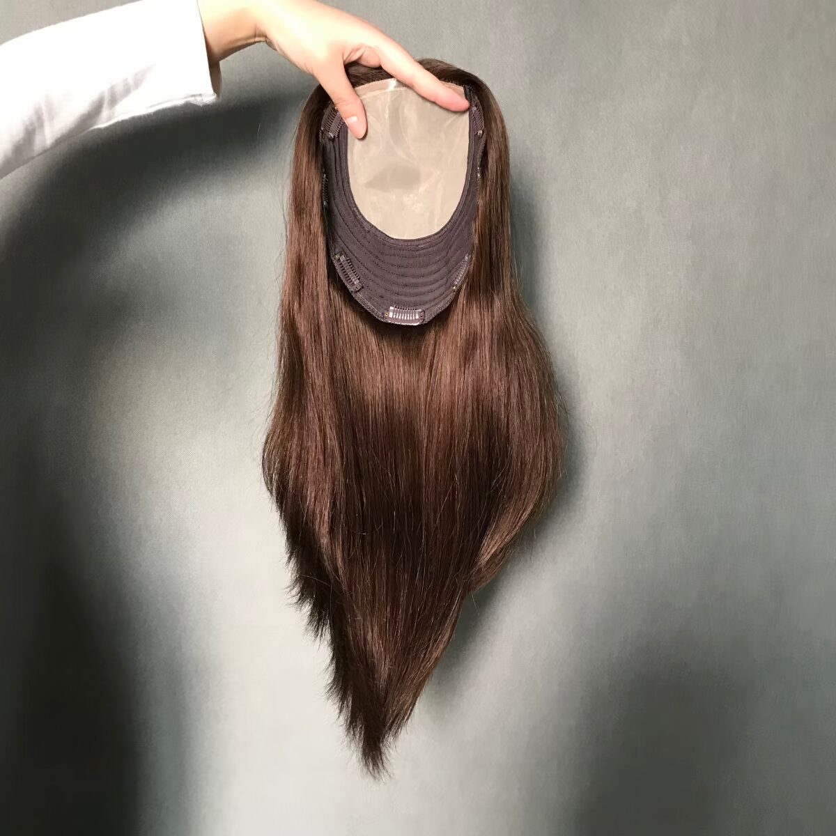 New Injection Virgin Human Hair Topper
