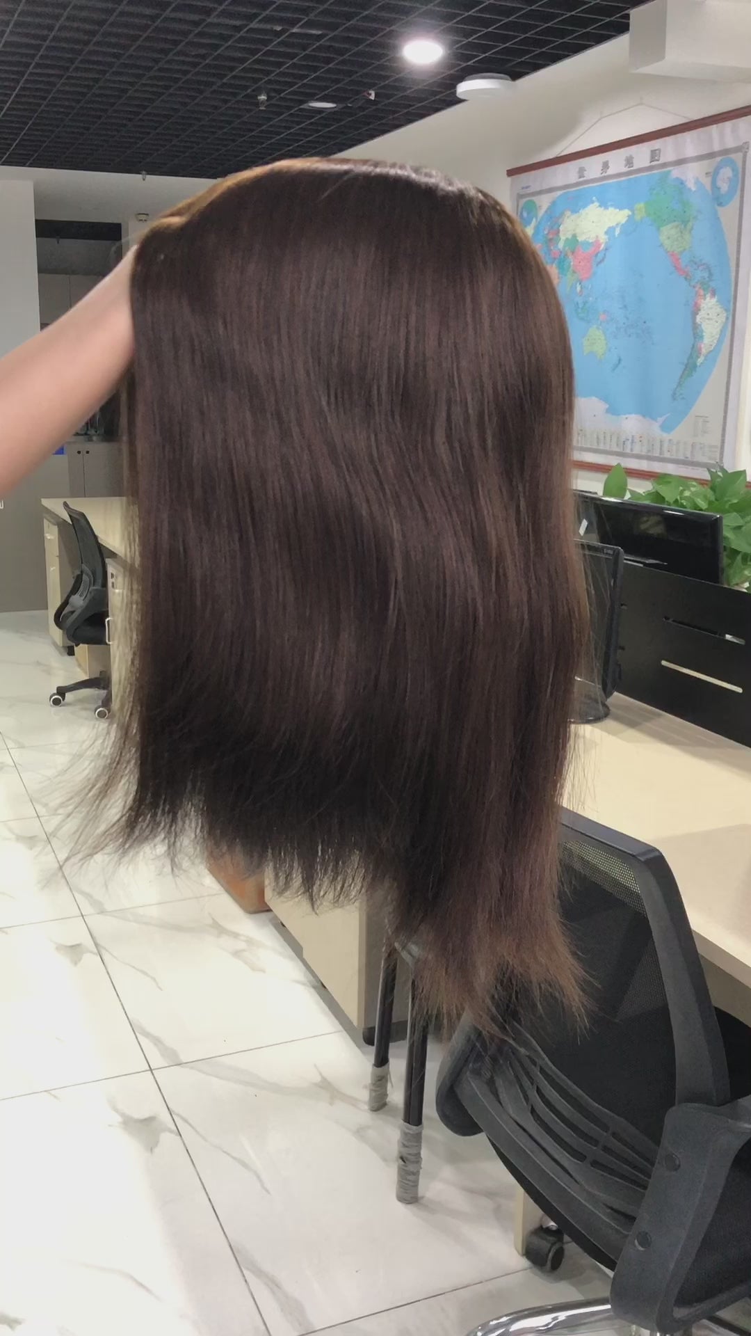 PU Skin Human Hair Topper For Women