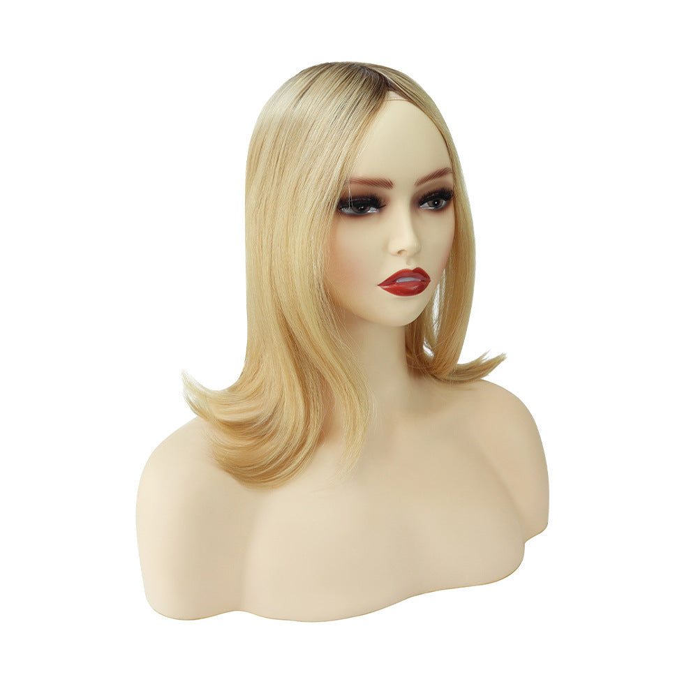 PU Skin Human Hair Topper For Women