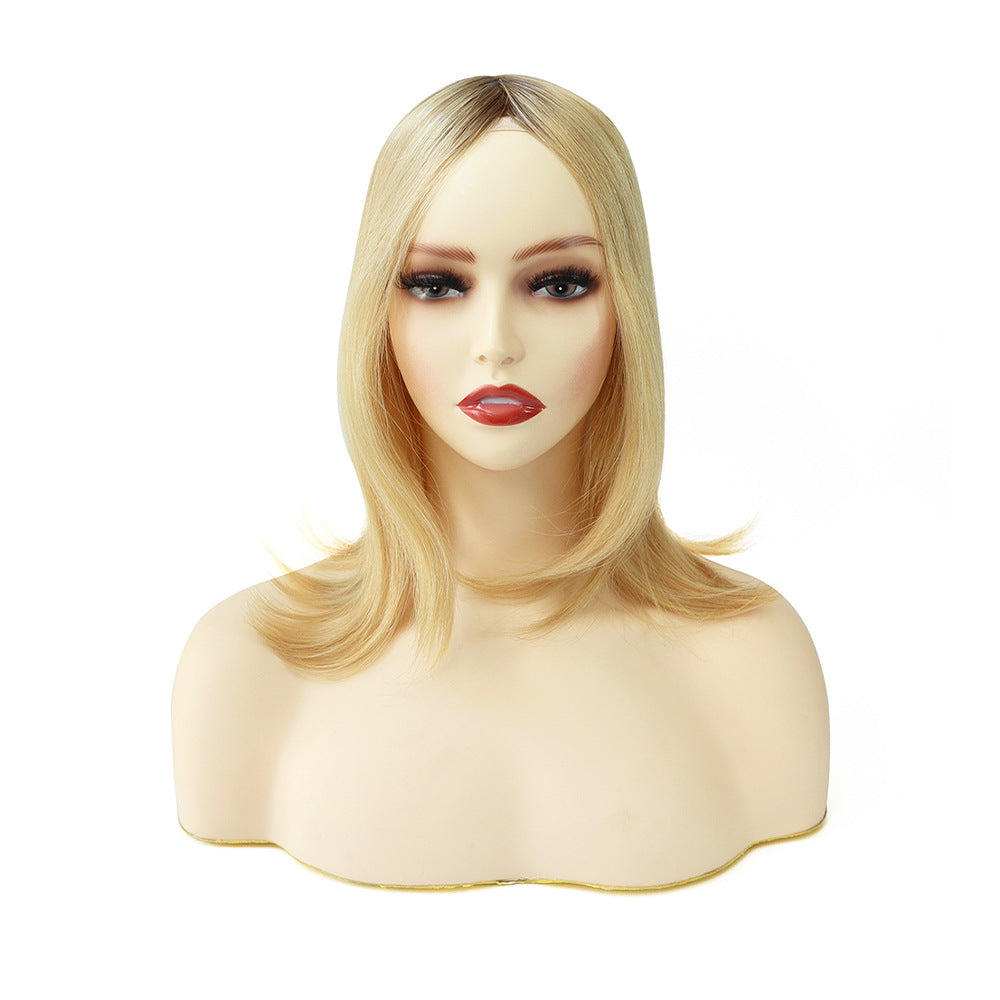 PU Skin Human Hair Topper For Women