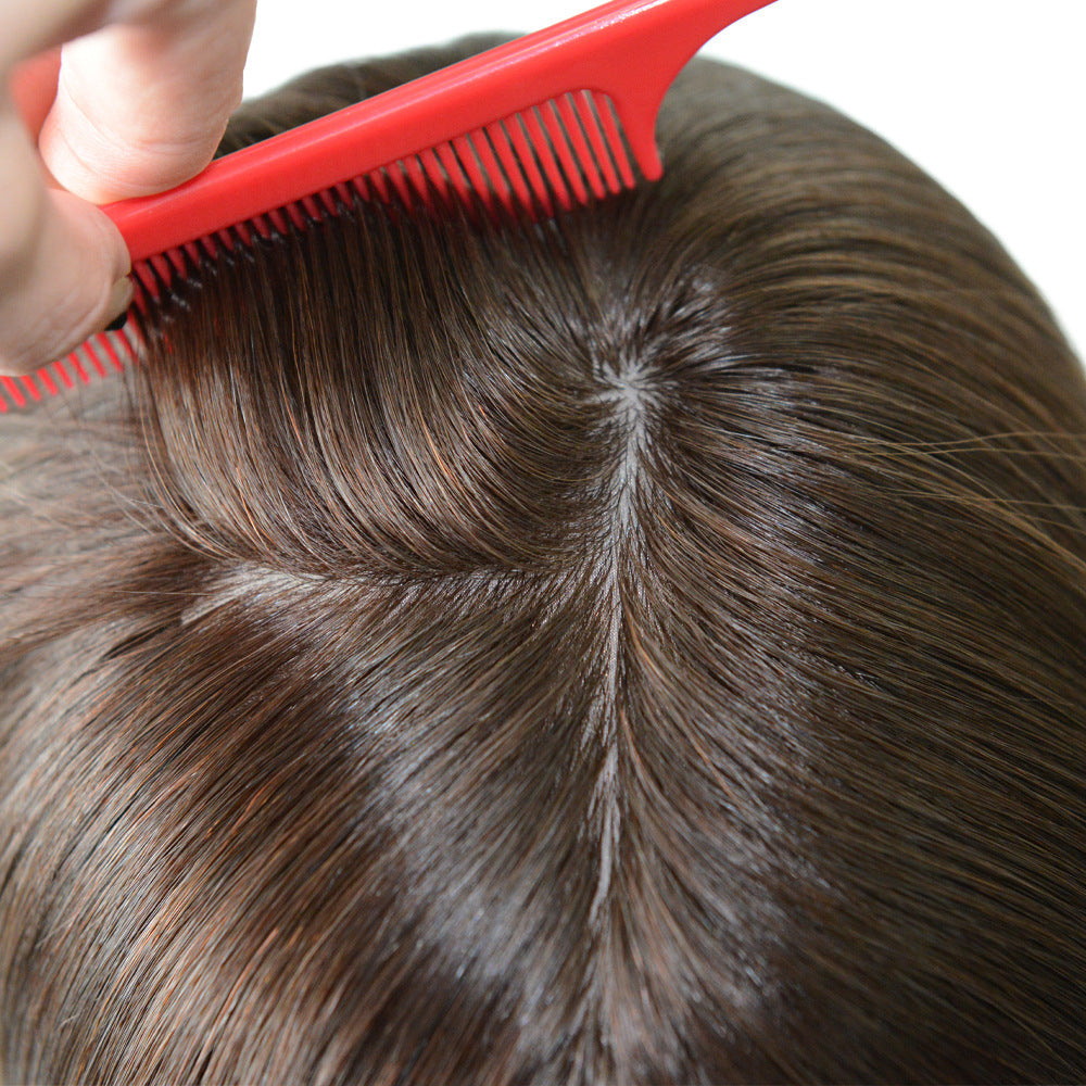 Full Cuticles Jewish Hair Topper 8x8 Cap with 4*4 Silk Base Hair Piece For Women