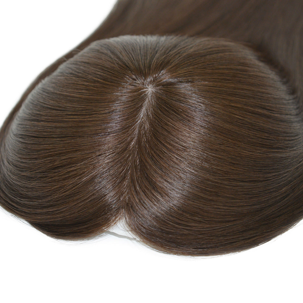 Full Cuticles Jewish Hair Topper 8x8 Cap with 4*4 Silk Base Hair Piece For Women