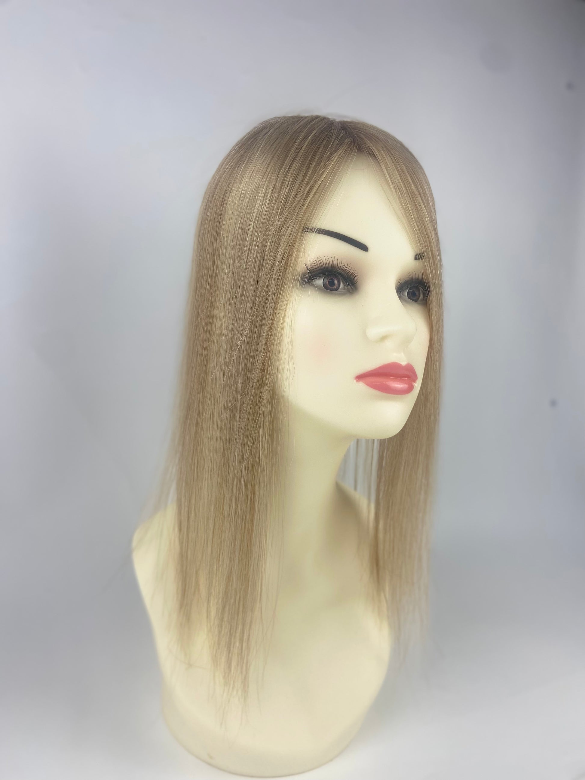 3*5 Silk Base Topper For Women Virgin Human Hair Topper For Thin Hair Full Cuticles