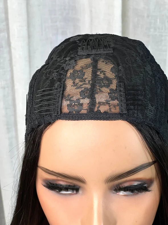 Luxury Raw Indian Hair Wig Human Hair U Part Wig