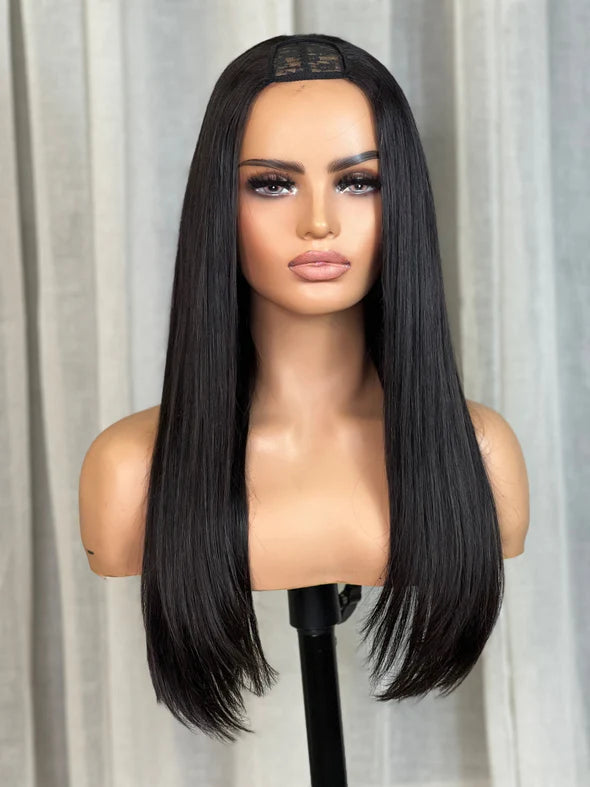 Luxury Raw Indian Hair Wig Human Hair U Part Wig