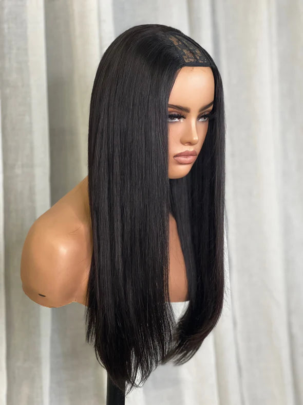 Luxury Raw Indian Hair Wig Human Hair U Part Wig
