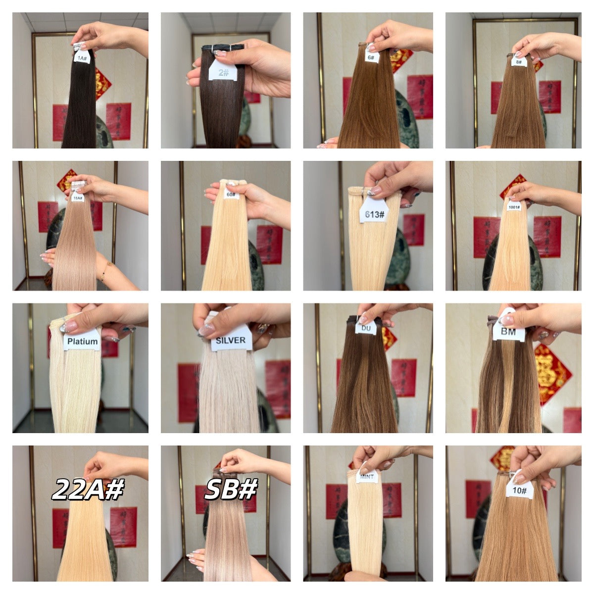 European Remy Hair Invisible Tape Hair Extension Seamless Tape Hair