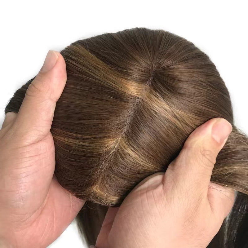 Indian Remy Hair Mono Lace Topper 5*6 Inch