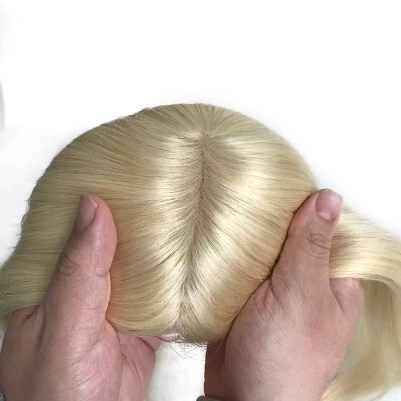 Indian Remy Hair Mono Lace Topper 5*6 Inch