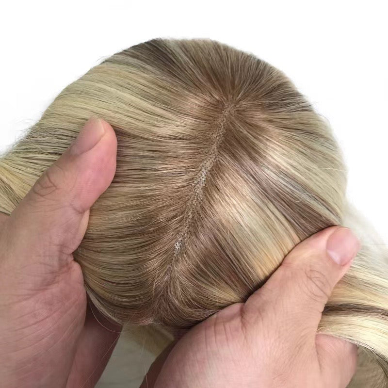 Indian Remy Hair Mono Lace Topper 5*6 Inch