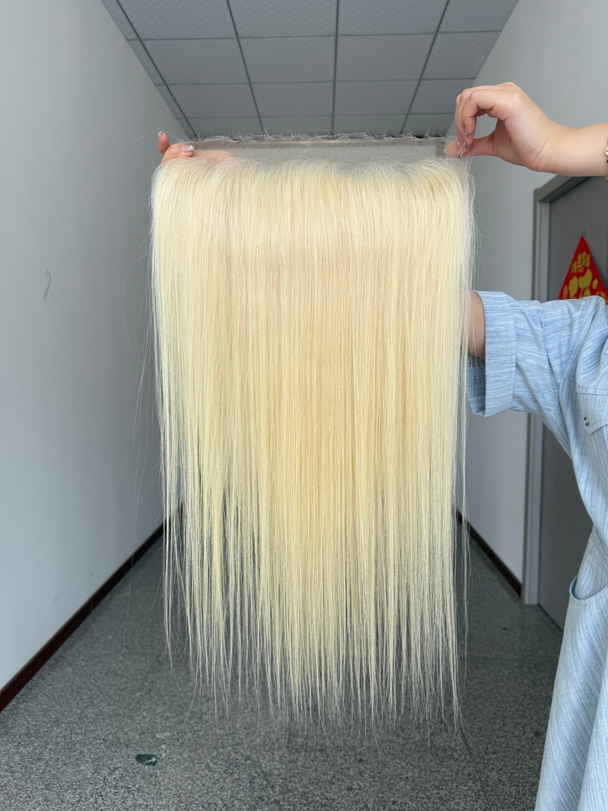 Raw Hair Blonde Color HD Lace Closure and Frontals