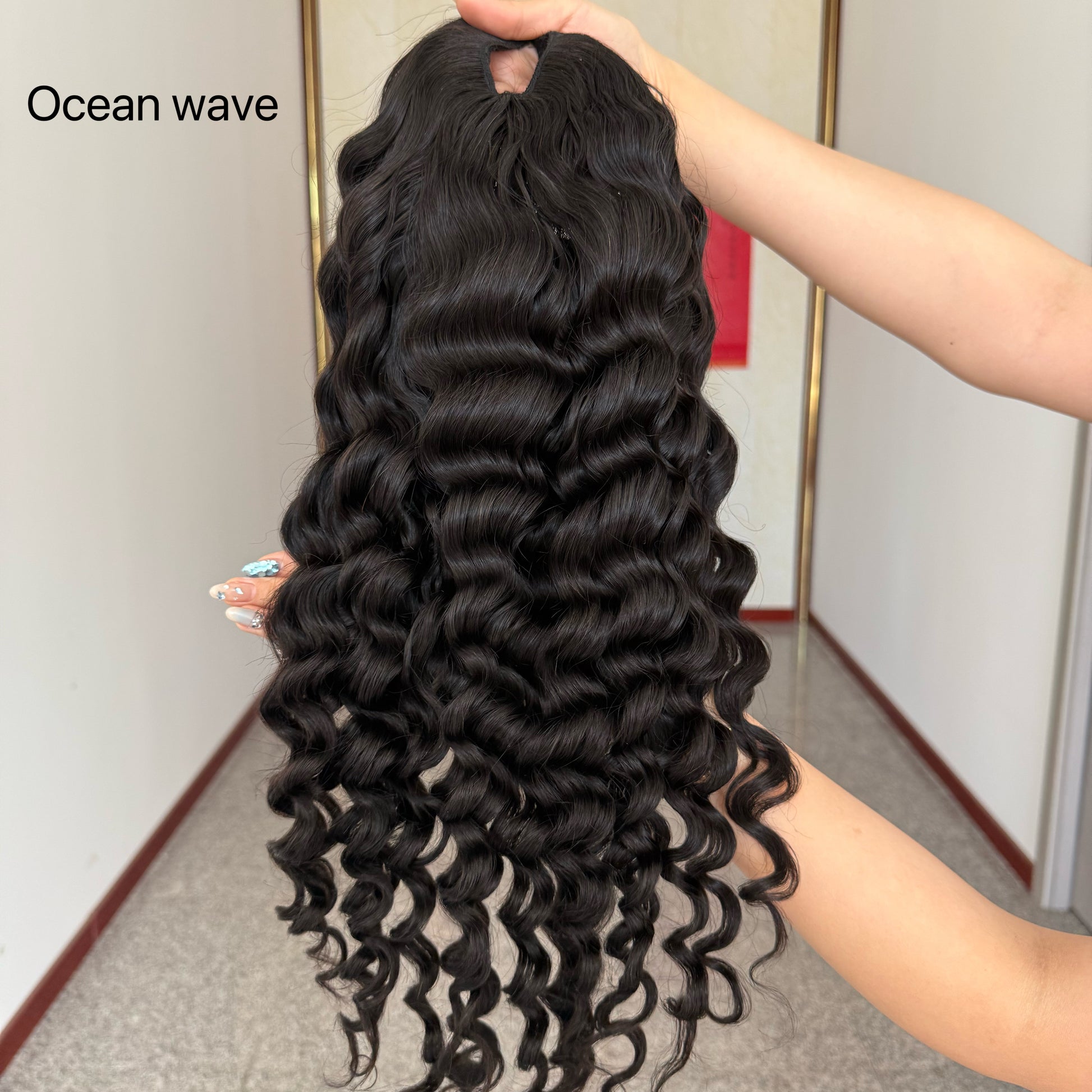 Luxury Vietnamese Raw Hair U Part Wig 200% Density