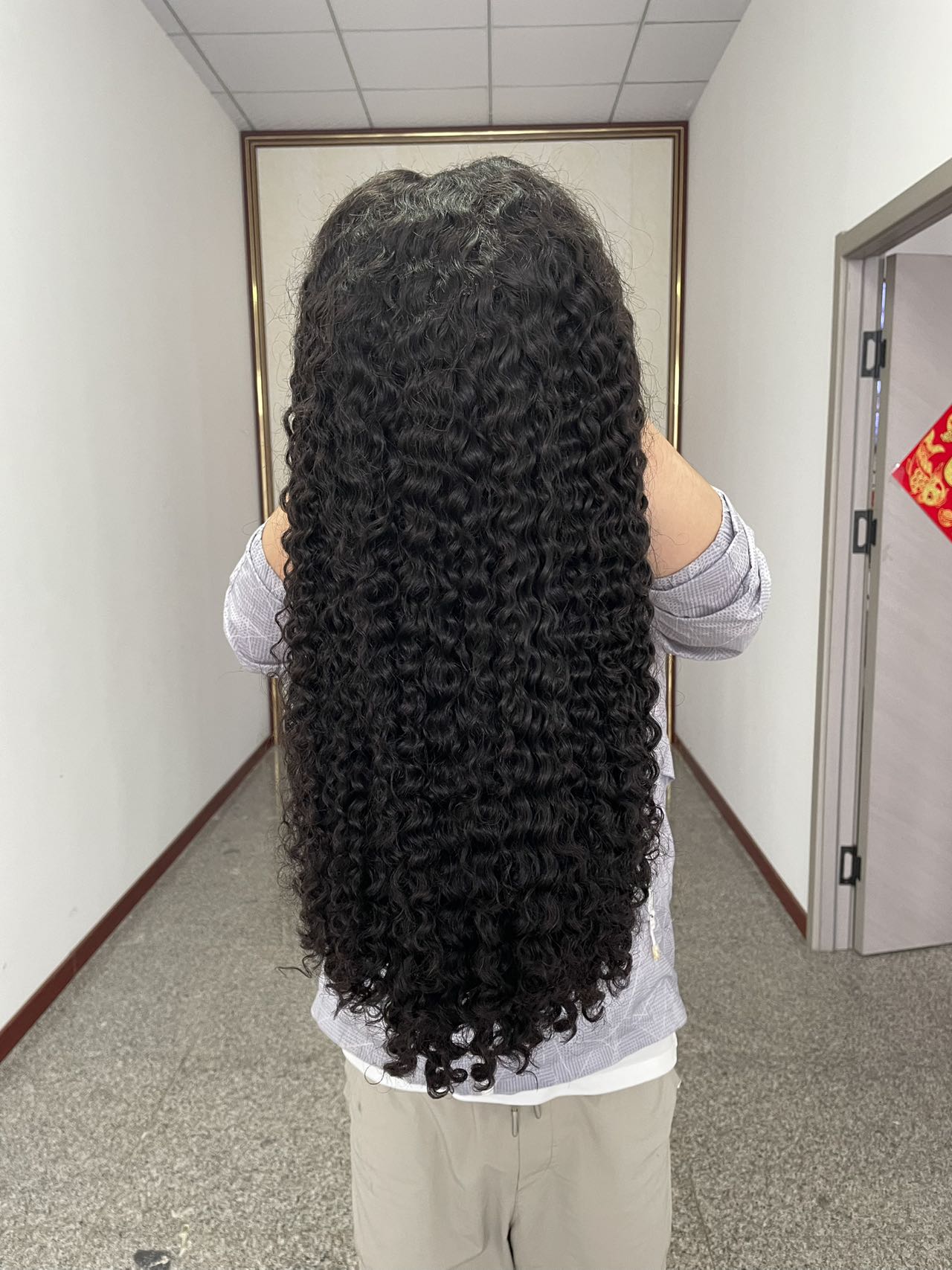 Cambodian Virgin Hair 6*6 HD Lace Closure Wig Super Double Drawn Curly Wig