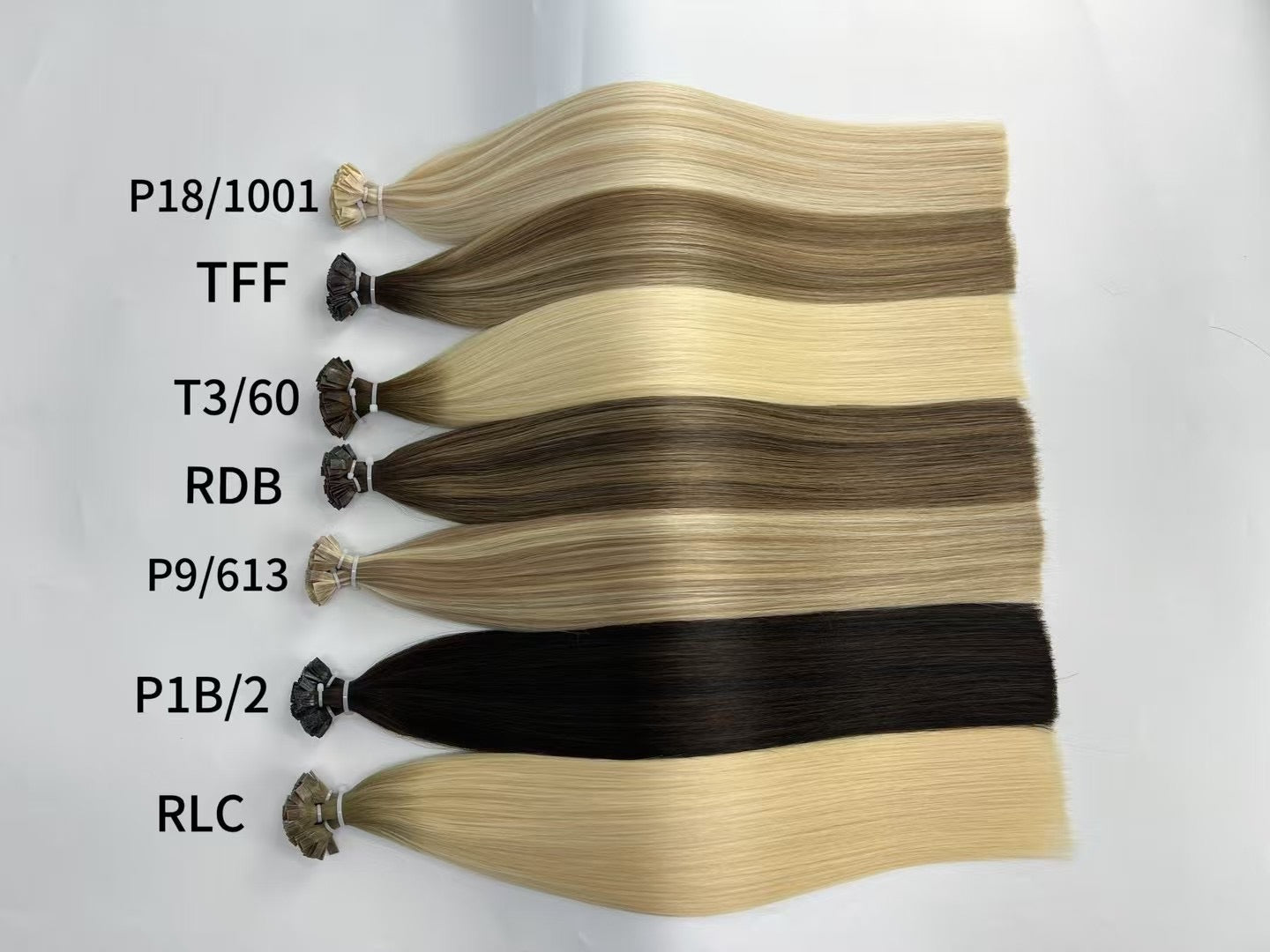 F Tip Hair Extension Ready To Ship Virgin Hair Extension Full Cuticles