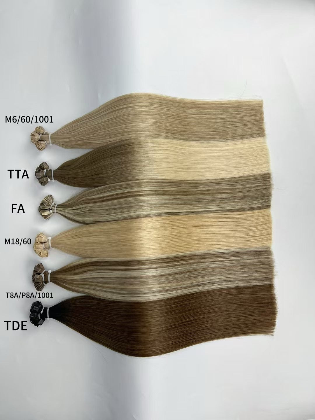 F Tip Hair Extension Ready To Ship Virgin Hair Extension Full Cuticles