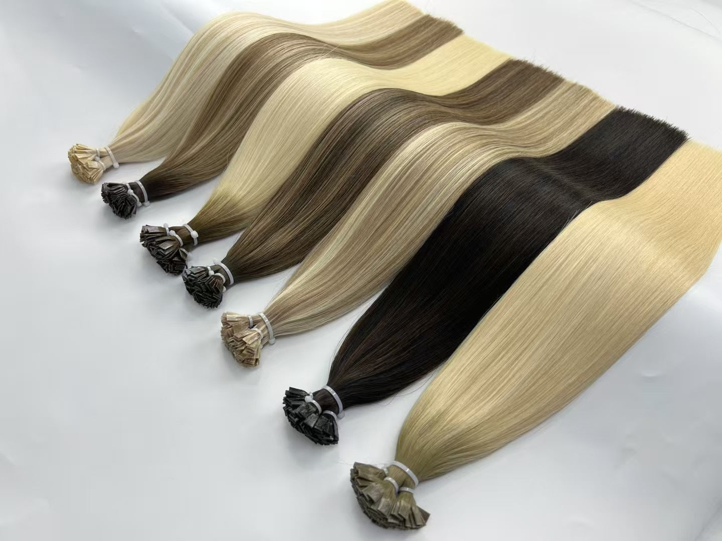 F Tip Hair Extension Ready To Ship Virgin Hair Extension Full Cuticles