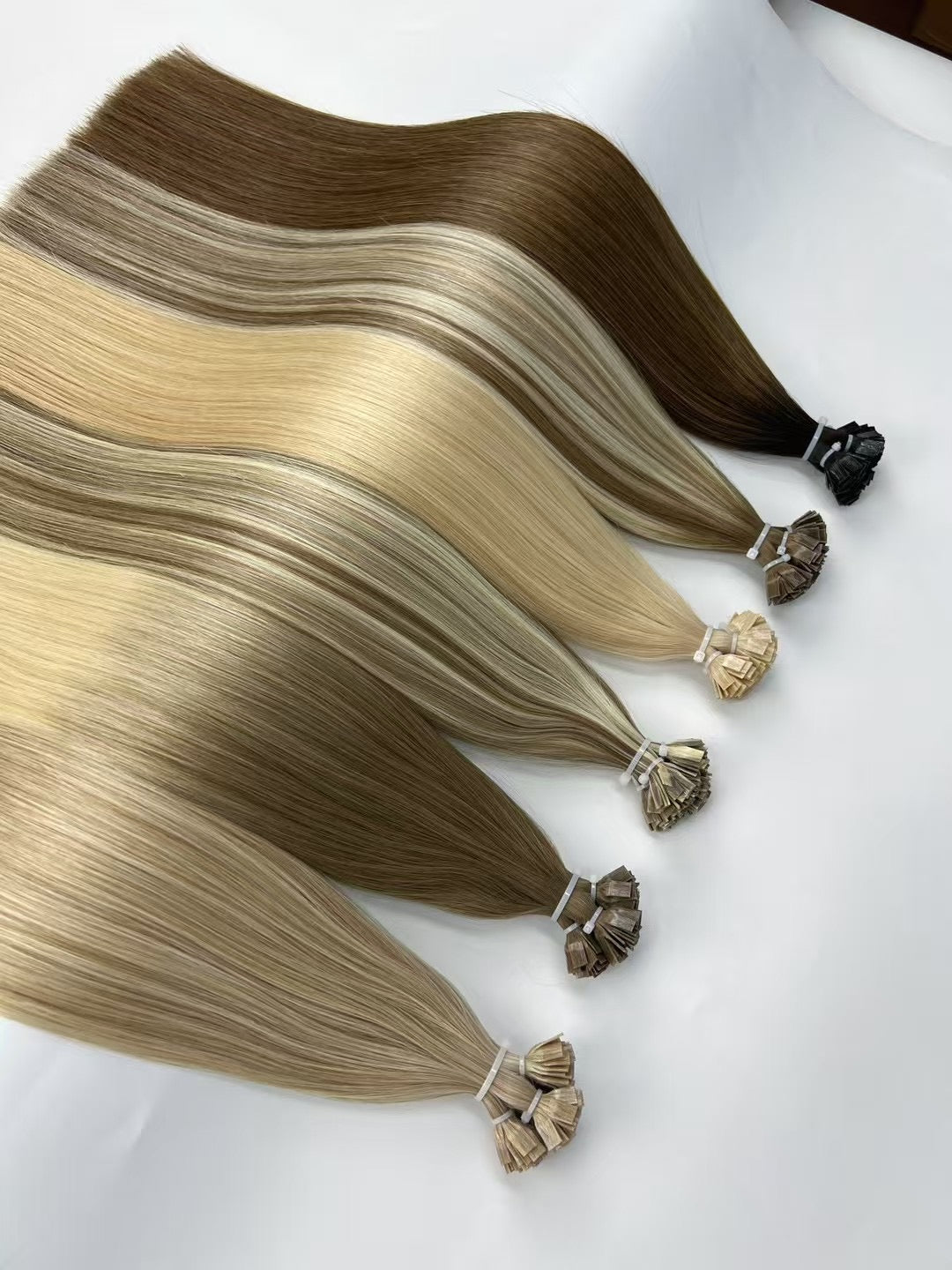 F Tip Hair Extension Ready To Ship Virgin Hair Extension Full Cuticles