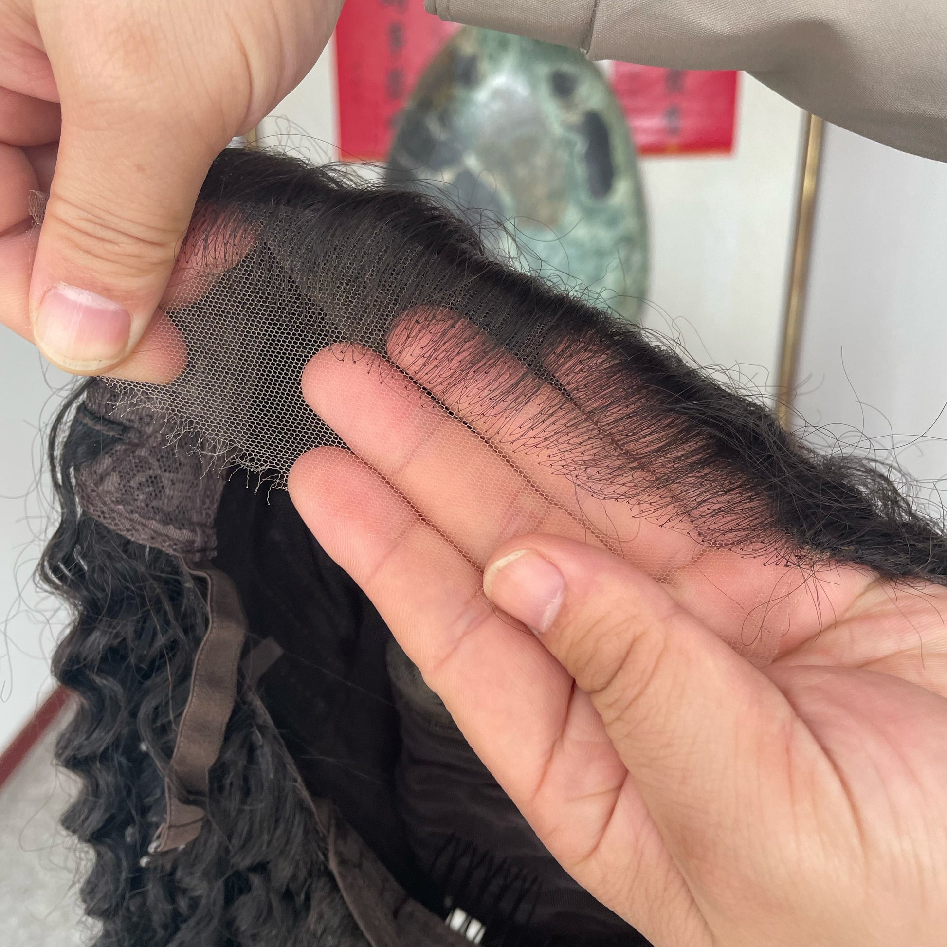 Vietnamese Raw Hair 5x5 HD Lace Closure Silk Straight Wig 180% Density