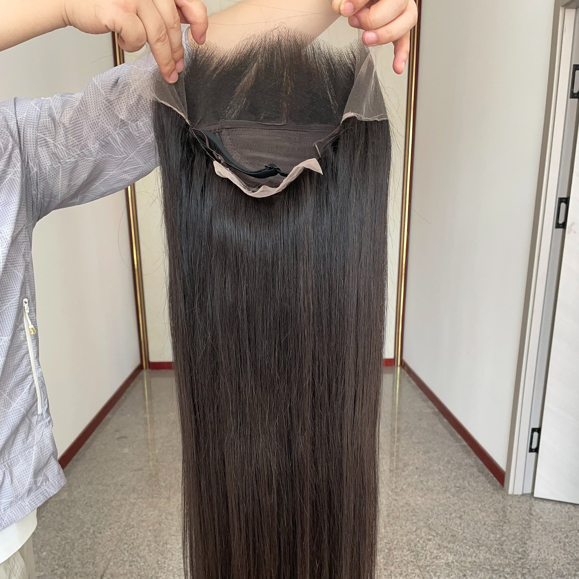 13x4 Raw Vietnamese Human Hair Frontal Wig HD Lace