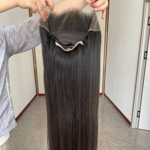 13x4 Raw Vietnamese Human Hair Frontal Wig HD Lace