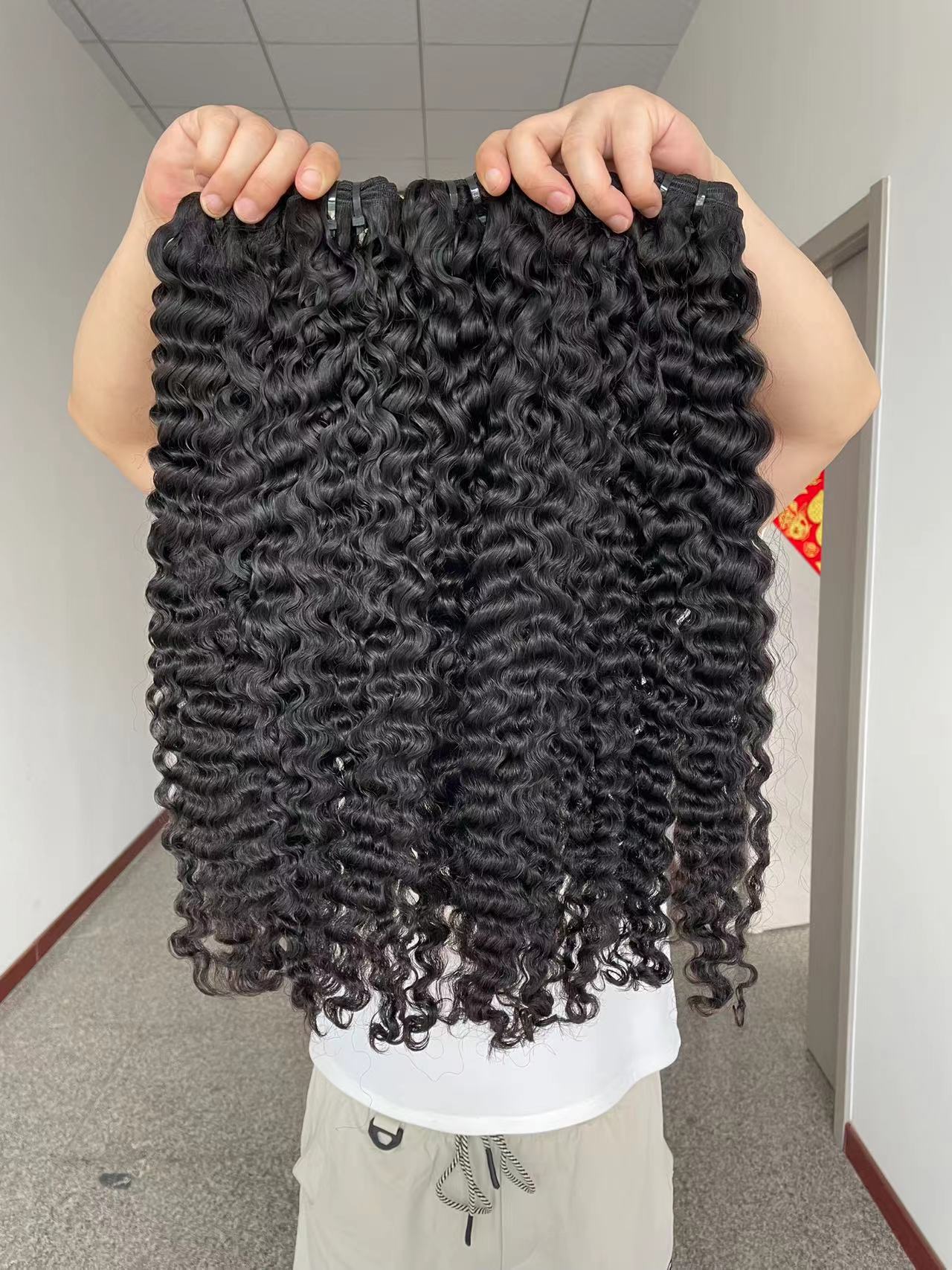 Indian Raw Hair Bundle Double Drawn Raw Hair Bundles