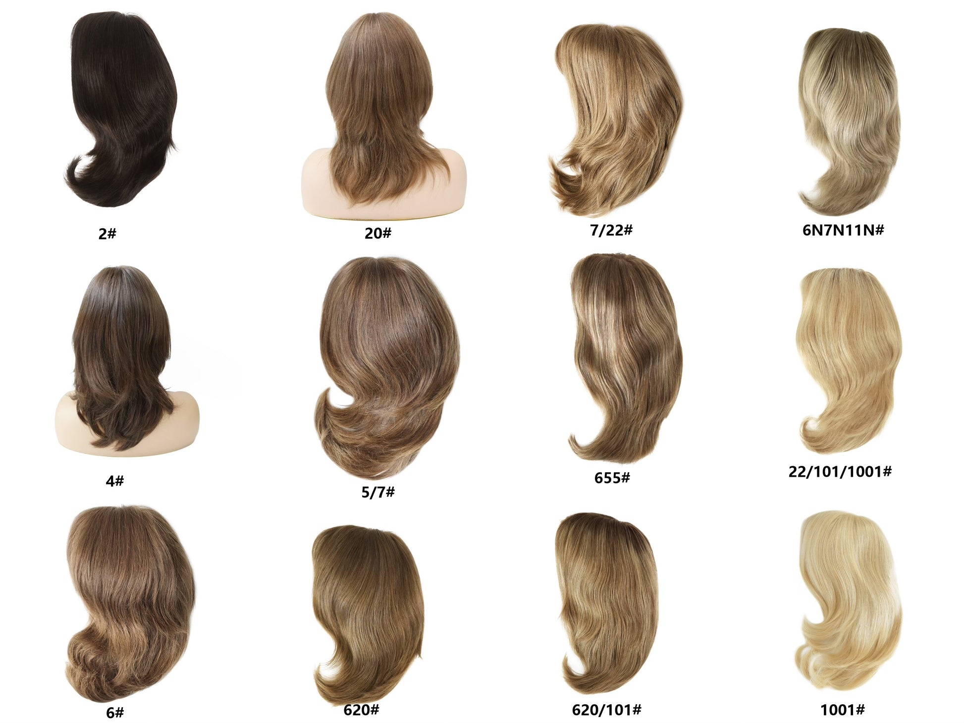 European Hair Short Medical Wig On Hand