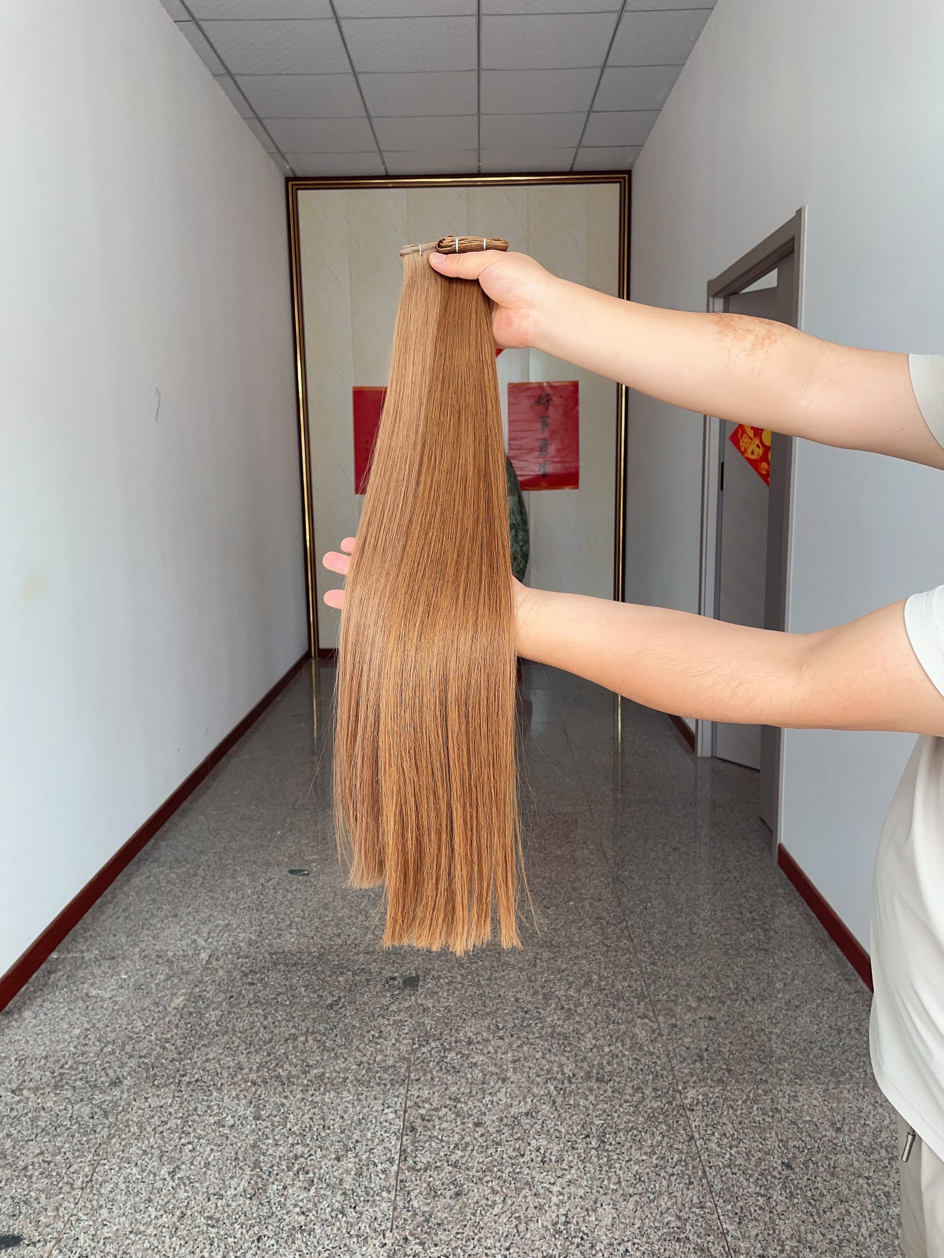 European Remy Hair Butterfly Weft Double Genius weft Invisible Weft Hair Extension