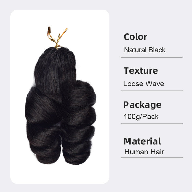 Vietnamese Human Hair Crochet Hair Virgin Human Hair