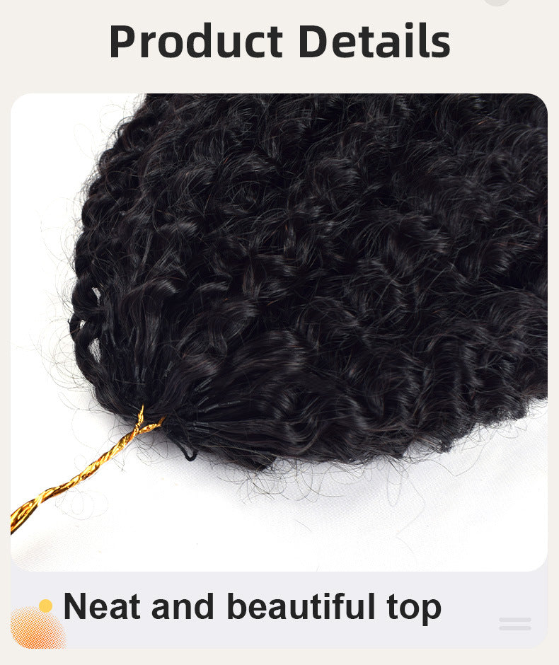 Afro curly Crochet Hair 100% Virgin Human Hair