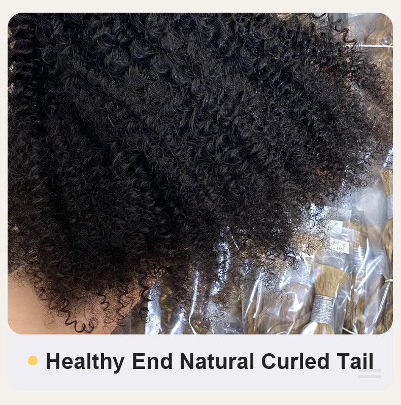Afro curly Crochet Hair 100% Virgin Human Hair