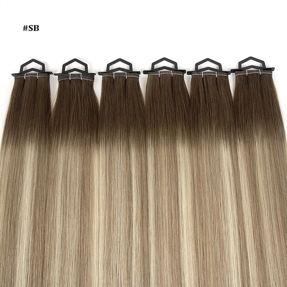 European Remy Hair Extension Double Flat Weft Hair Extension