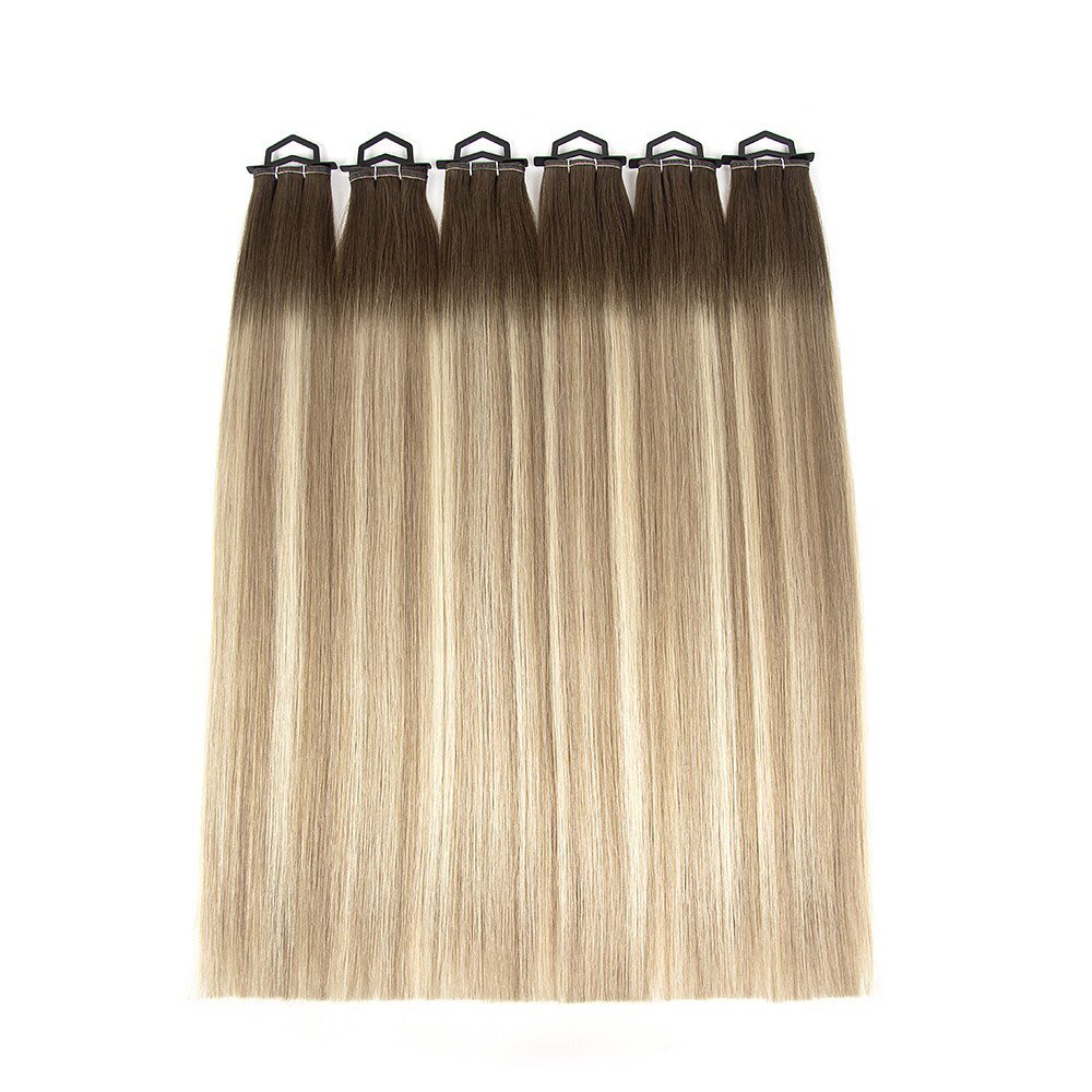 European Remy Hair Extension Double Flat Weft Hair Extension