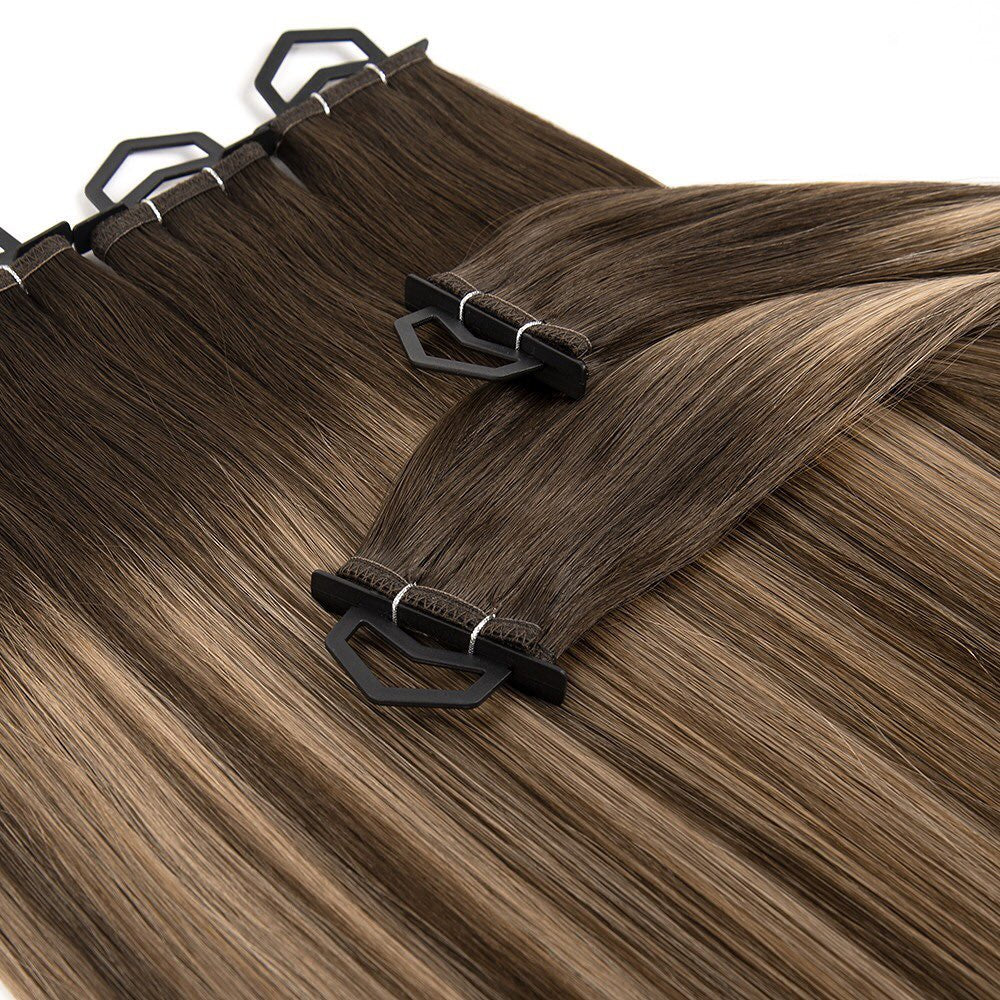 European Remy Hair Extension Double Flat Weft Hair Extension